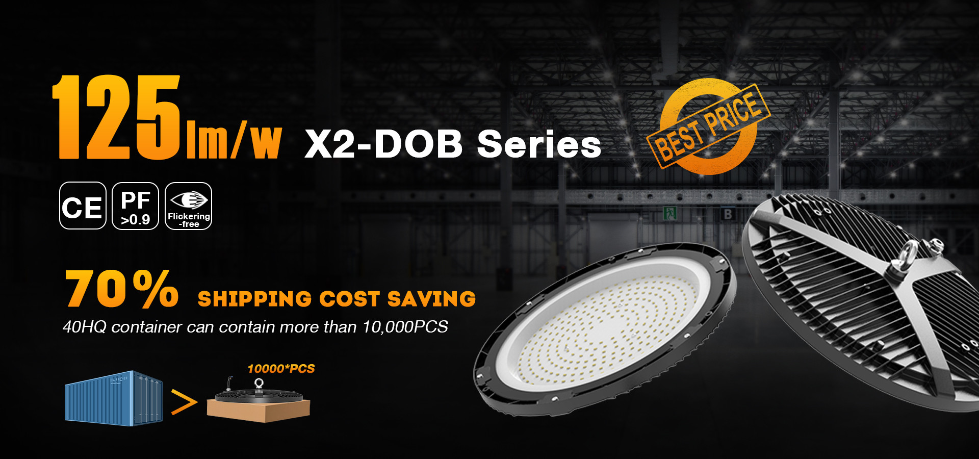 کیفیت چراغ LED خلیج بلند کارخانه