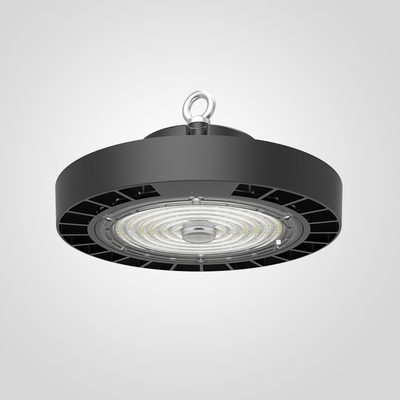 خرید نور LED High Bay با SMD2835 LEDs IK09 مقاومت در برابر ضربه RAL 9017 پایان سیاه تولید آنلاین